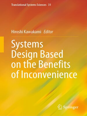 cover image of Systems Design Based on the Benefits of Inconvenience